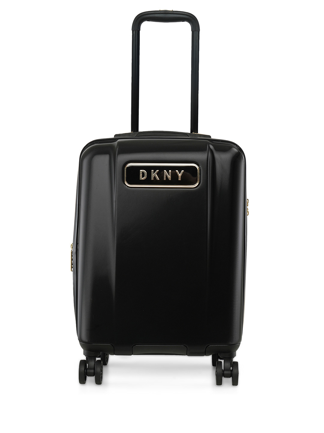 

DKNY SIX FOUR ONE Range Black & Gold Color Hard Case Abs / Pc Cabin Size LUGGAGE