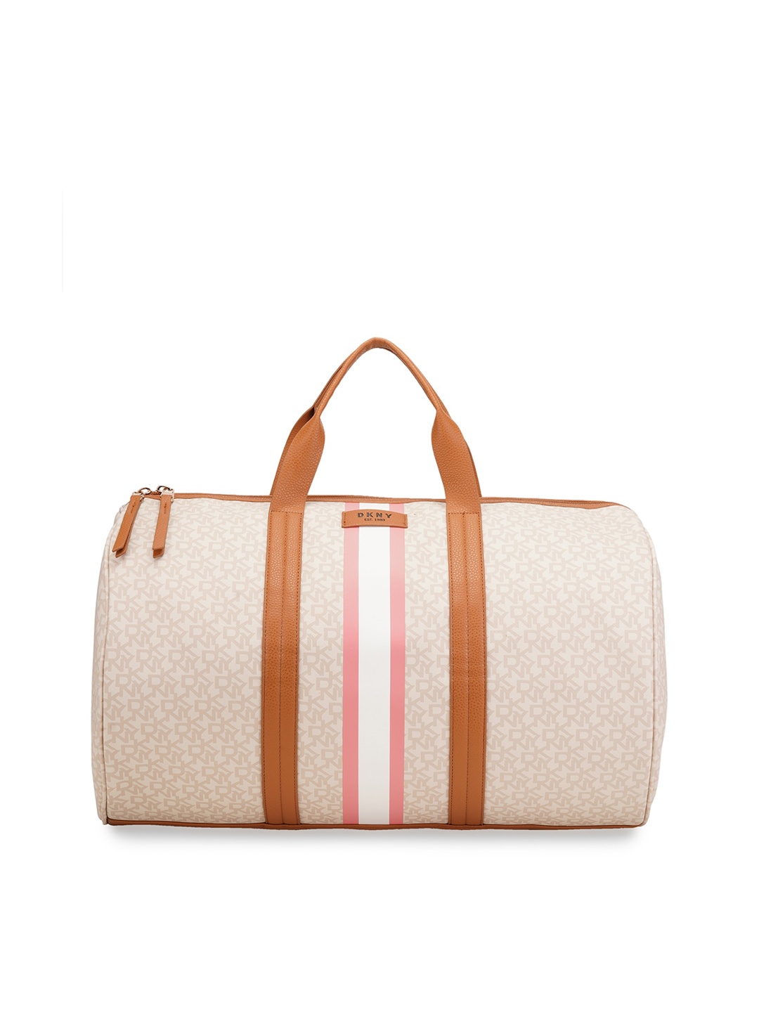 

DKNY SIGNATURE STRIPE Range Cream Color Soft Case Pvc One, Pink