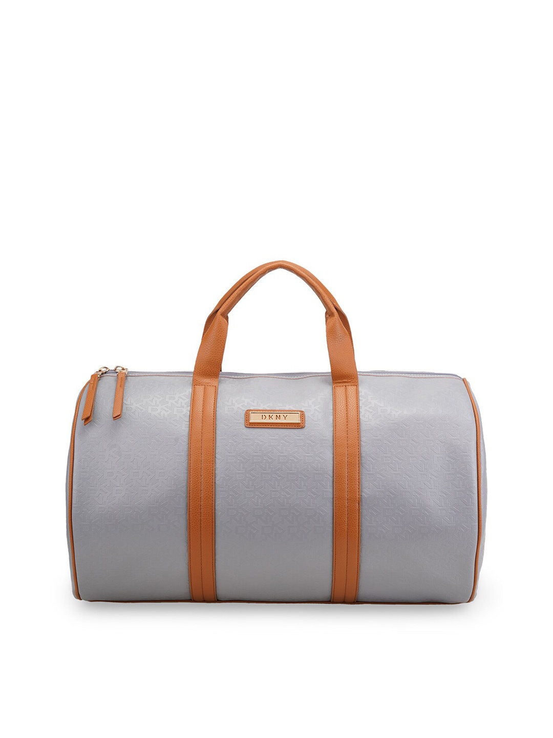 

DKNY AUTOGRAPH PVC Material Soft Medium Size Duffel, Grey