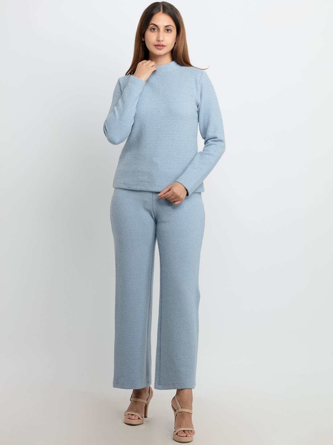 

Status Quo Women Solid Tracksuit, Blue