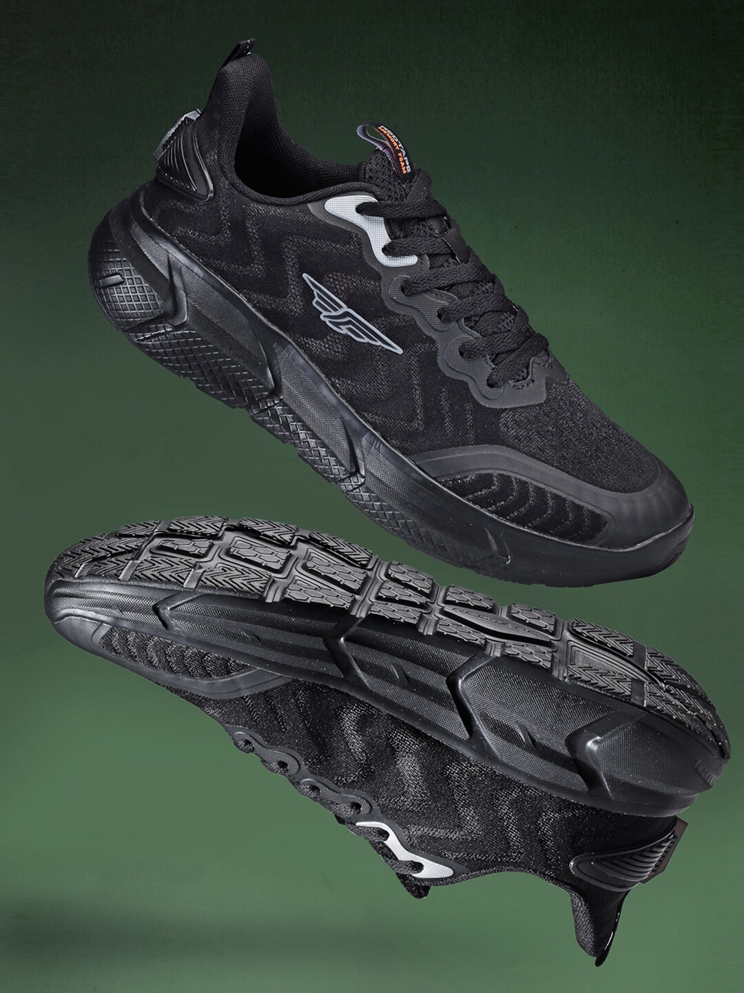 

Red Tape Men Black Mesh Walking Shoes