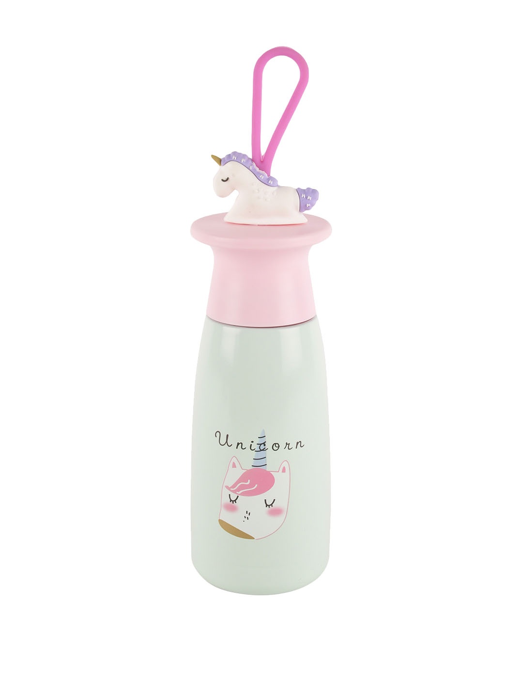 

Yellow Bee Sea Green Pink Unicorn Hot & Cold BPA Free Thermos Flask - 350 ml