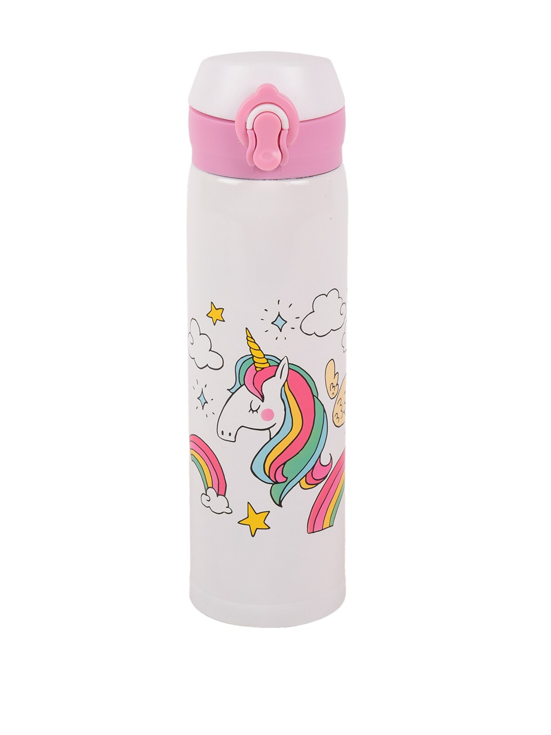 

Yellow Bee White Pink Blue Kids Printed Water Bottle 500 ml