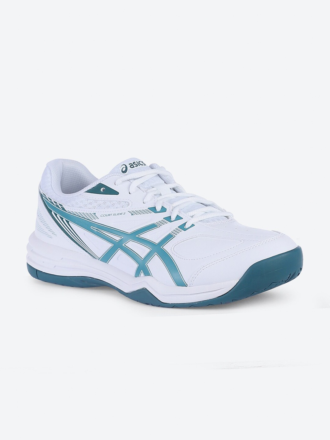 

ASICS Men White Court 2 Tennis Non-Marking Shoes