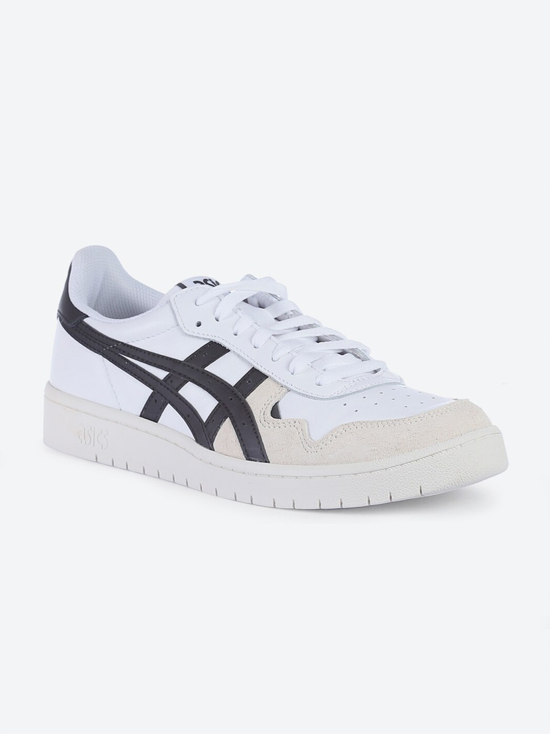 

ASICS Men White Leather Japan S Training or Gym Non-Marking Shoes