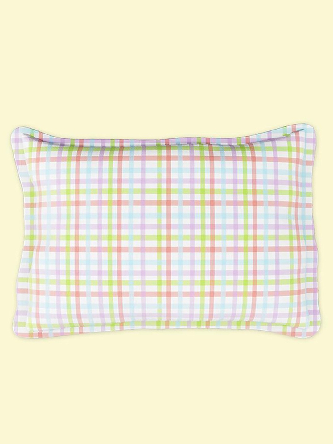

Fancy Fluff Kids Printed Organic Cotton Pillow, White