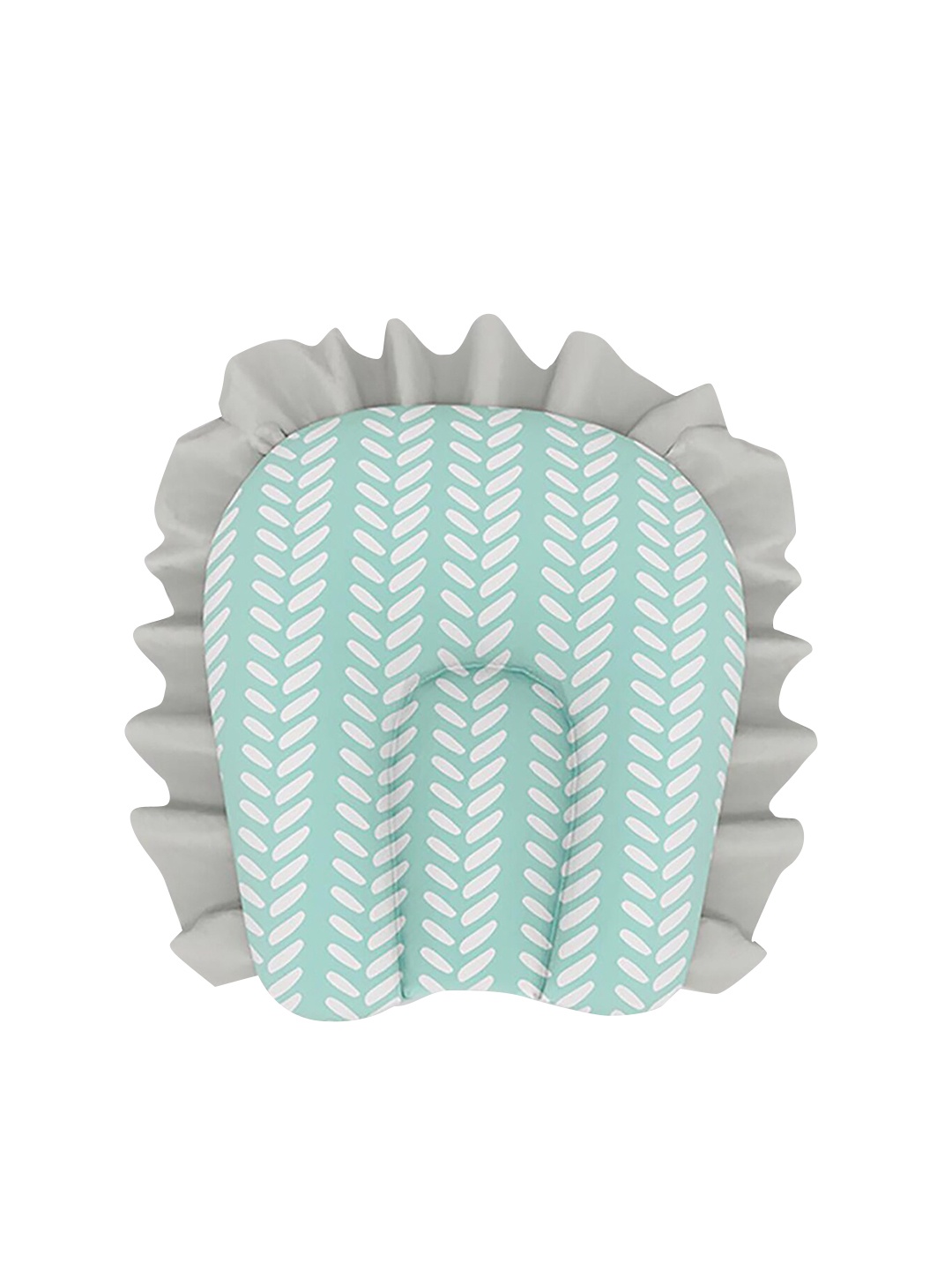 

Fancy Fluff Kids Printed Organic Cotton Pillow, Blue