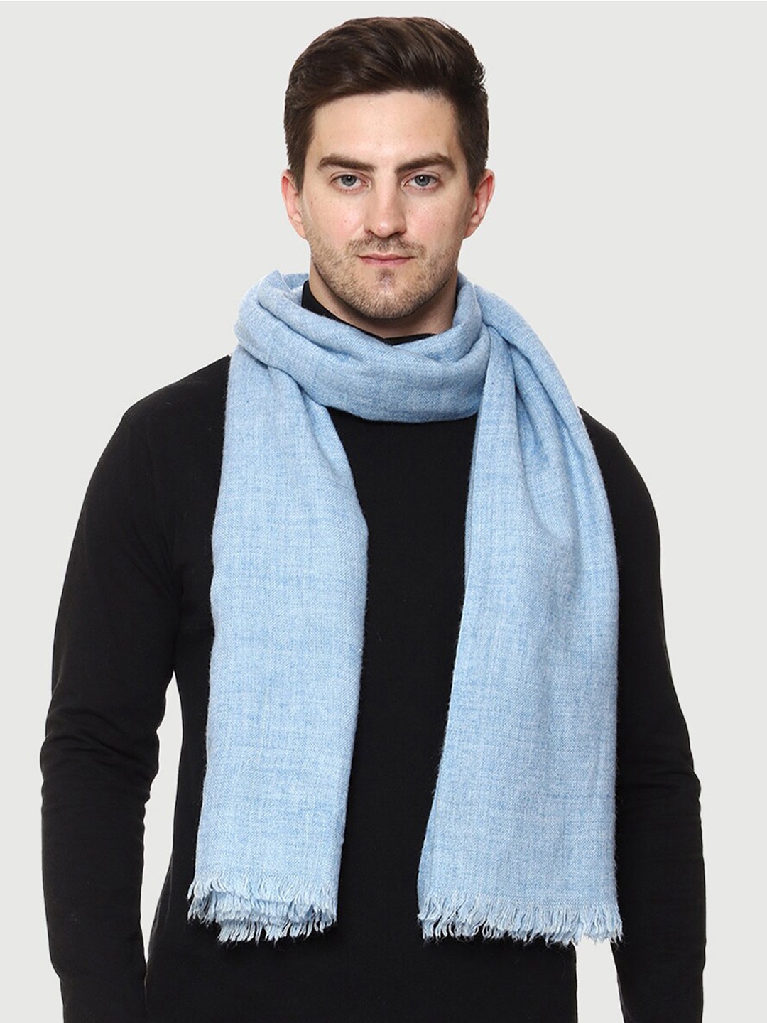 

WEAVERS VILLA Men Blue Stole