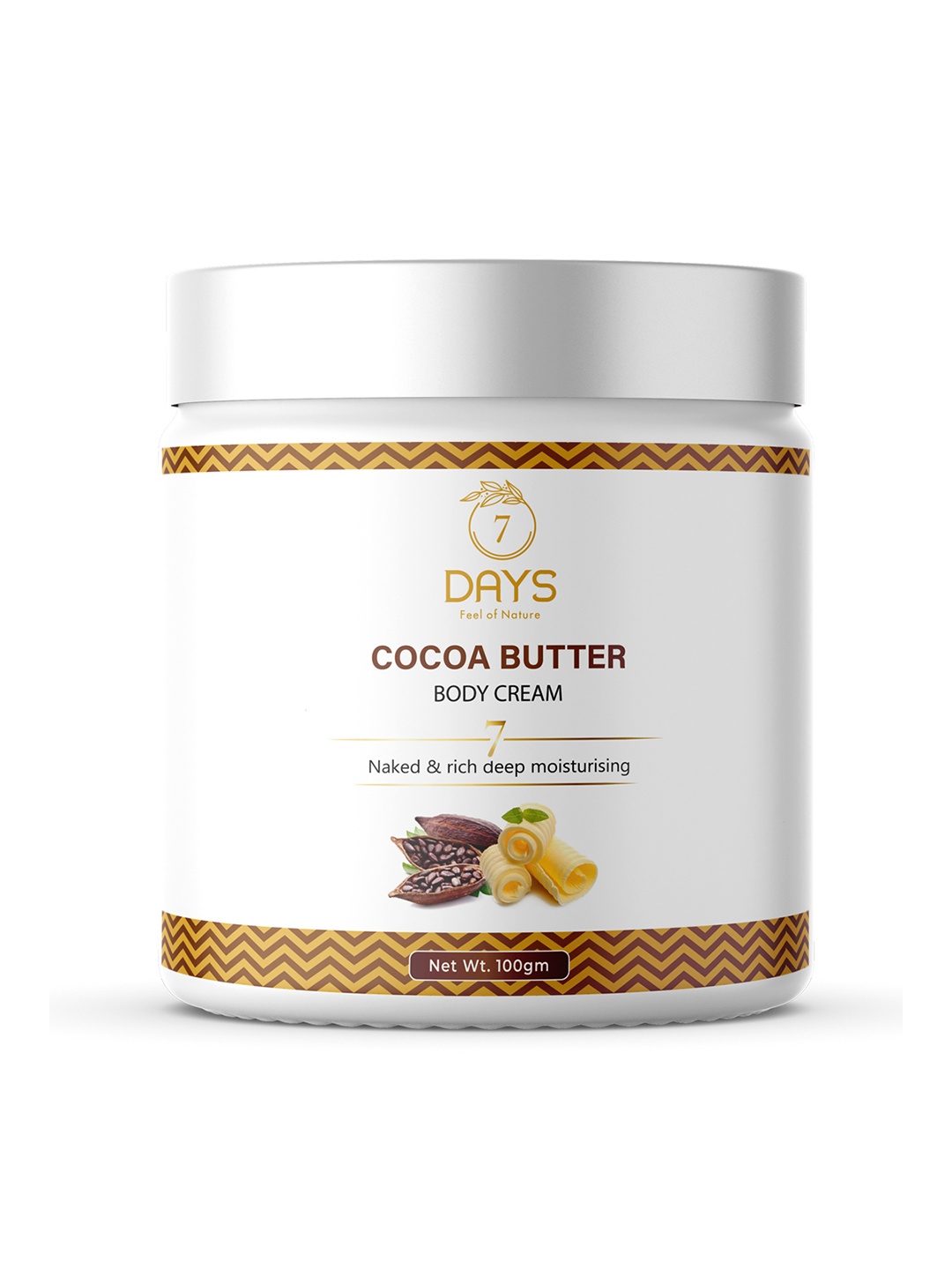 

7 DAYS Naked & Rich Cocoa Butter Body Cream - 100 g, White