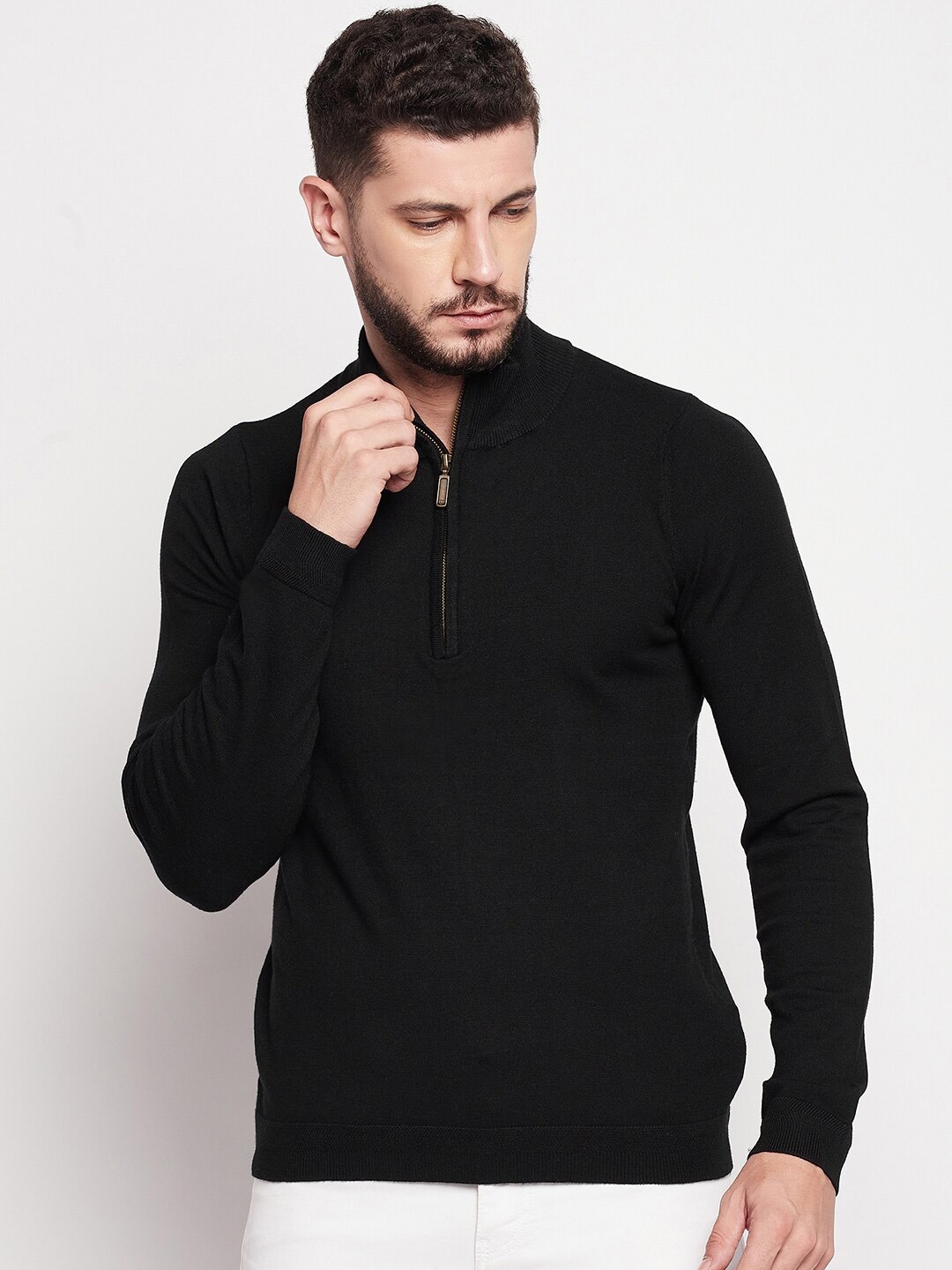 

CAMLA Men Black Pullover