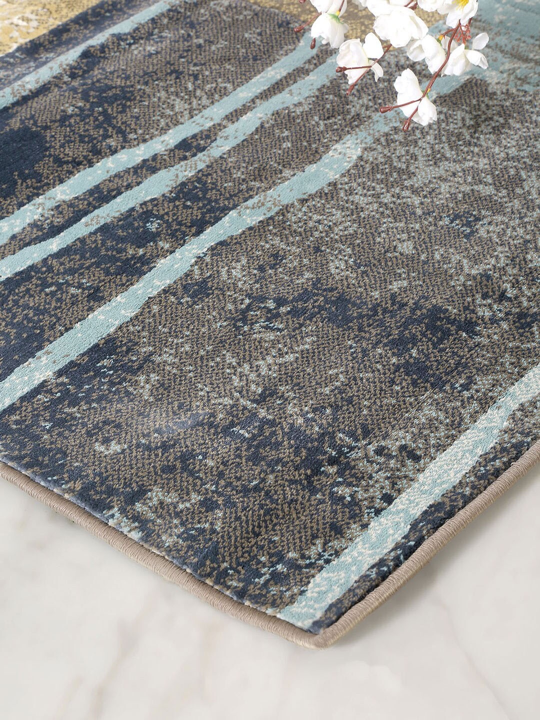 DDecor Striped Large Cubis Rug, Multi