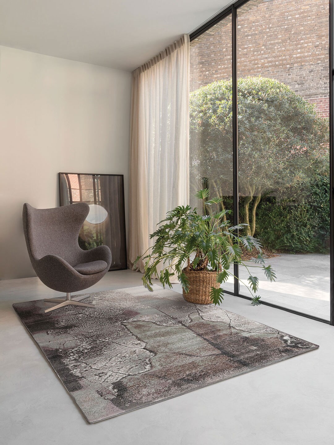 

DDecor Printed Rectangular Mirage Large Rug, Pink