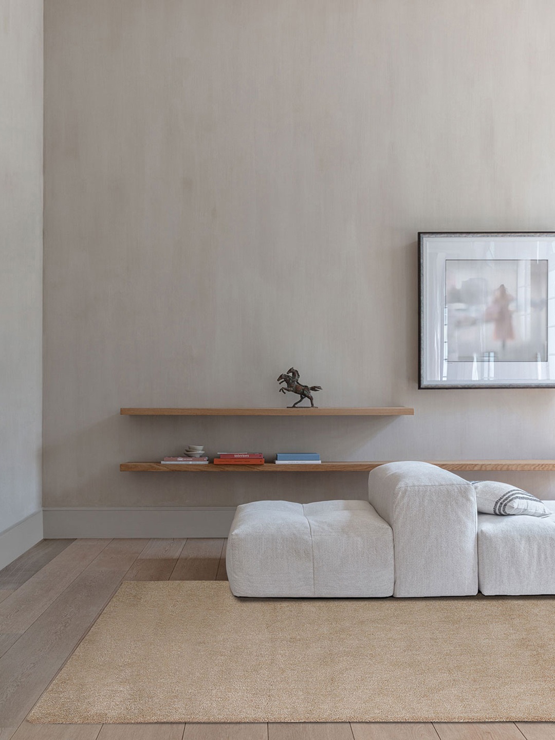 

DDecor Opal Solid Rectangular Carpets, Off white