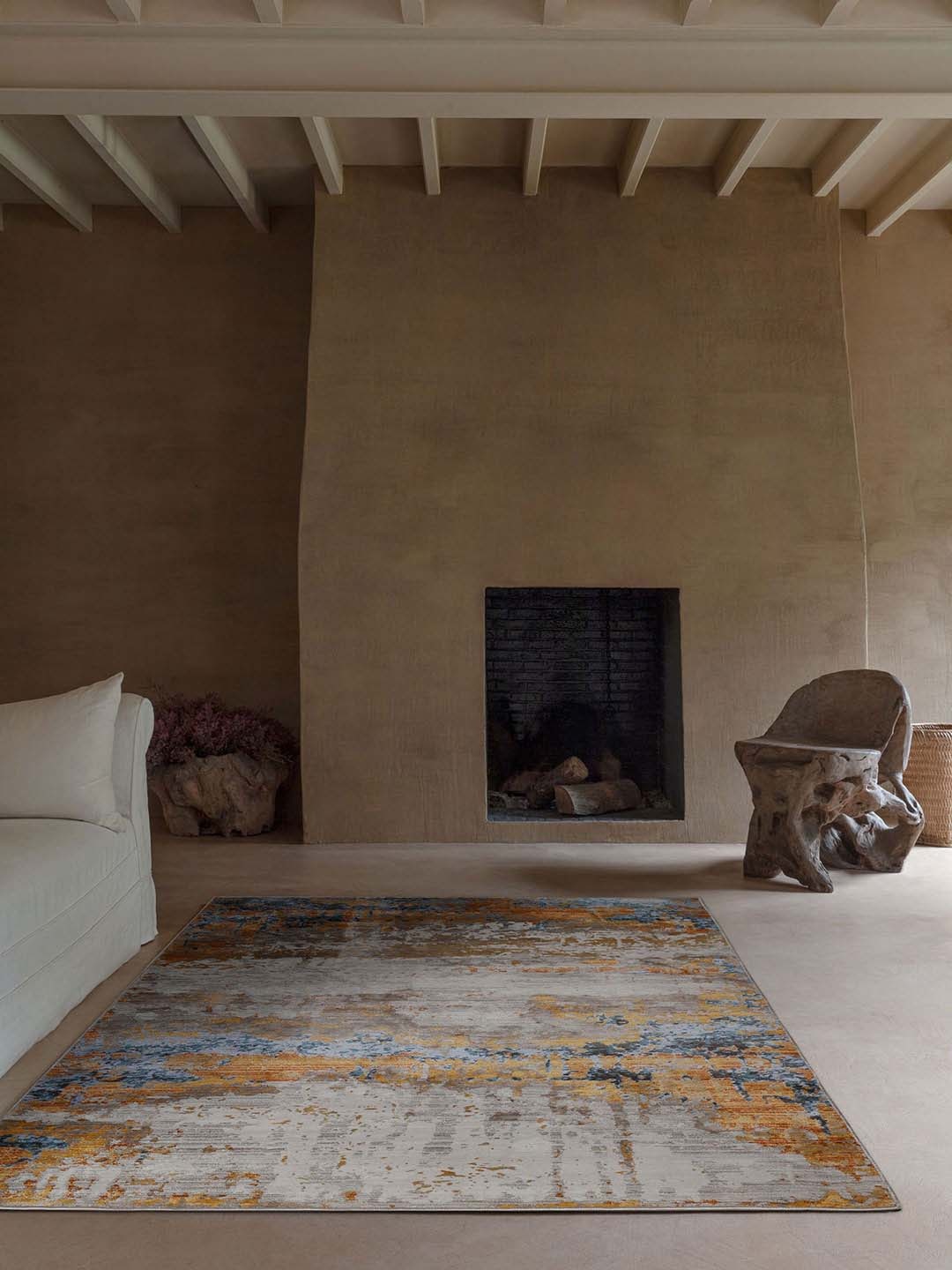 

DDecor Textured Large Dune Rug, Multi