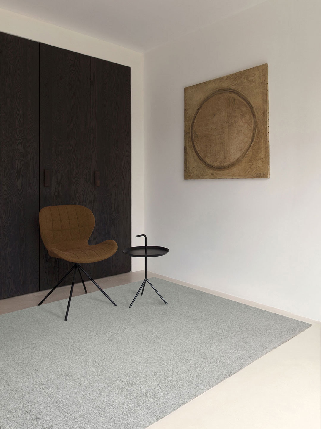 

DDecor Plain Small Opal Rug, Grey