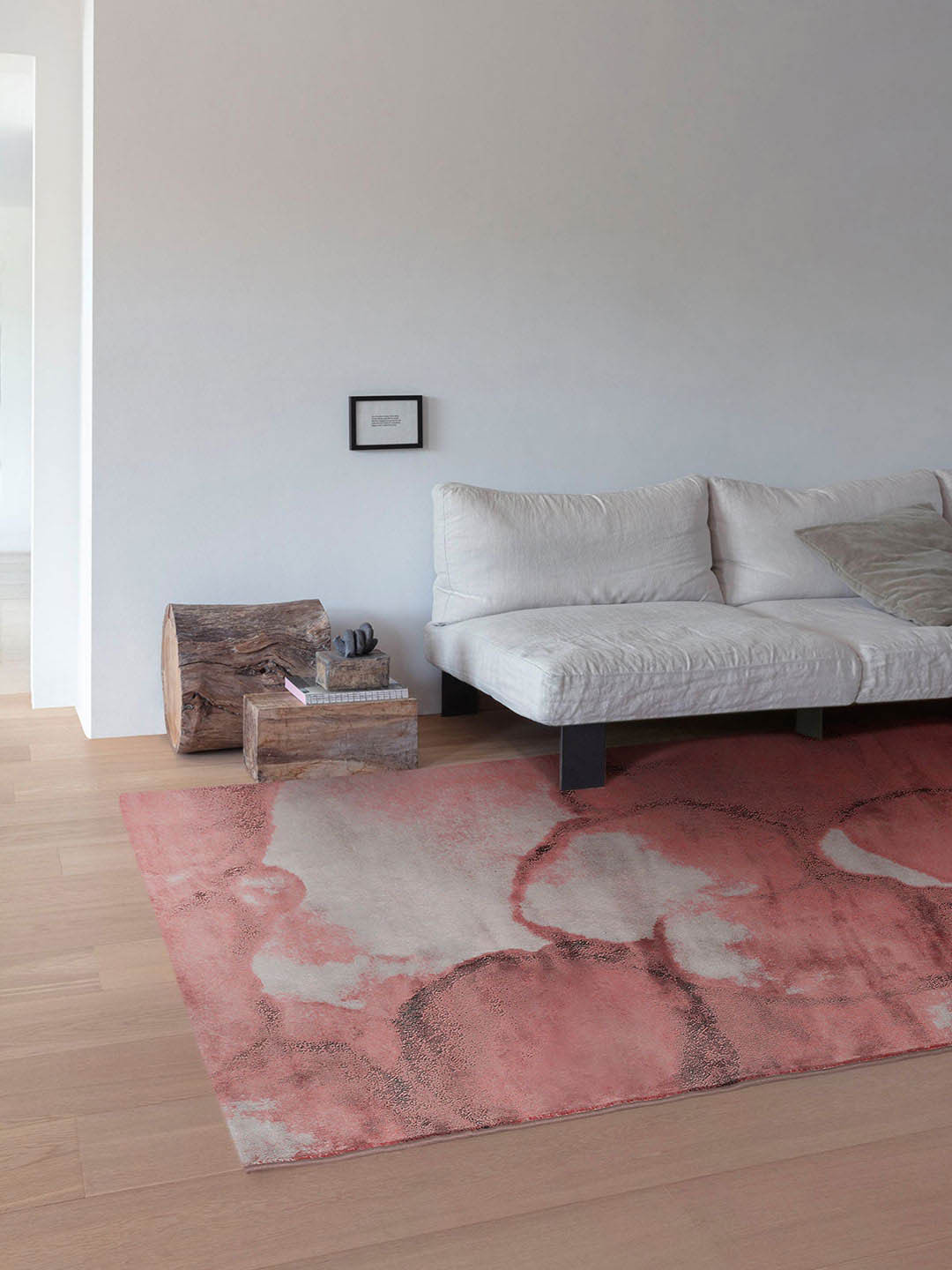 

DDecor Pink Textured Charm Small Rug