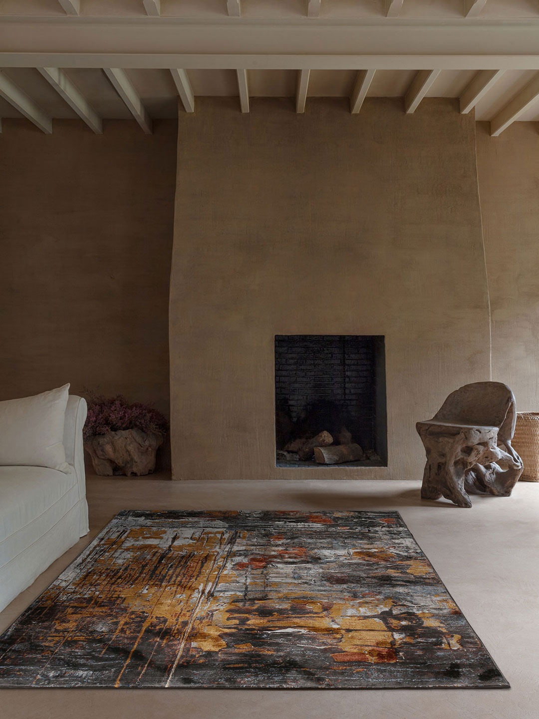 

DDecor Textured Small Dune Rug, Multi