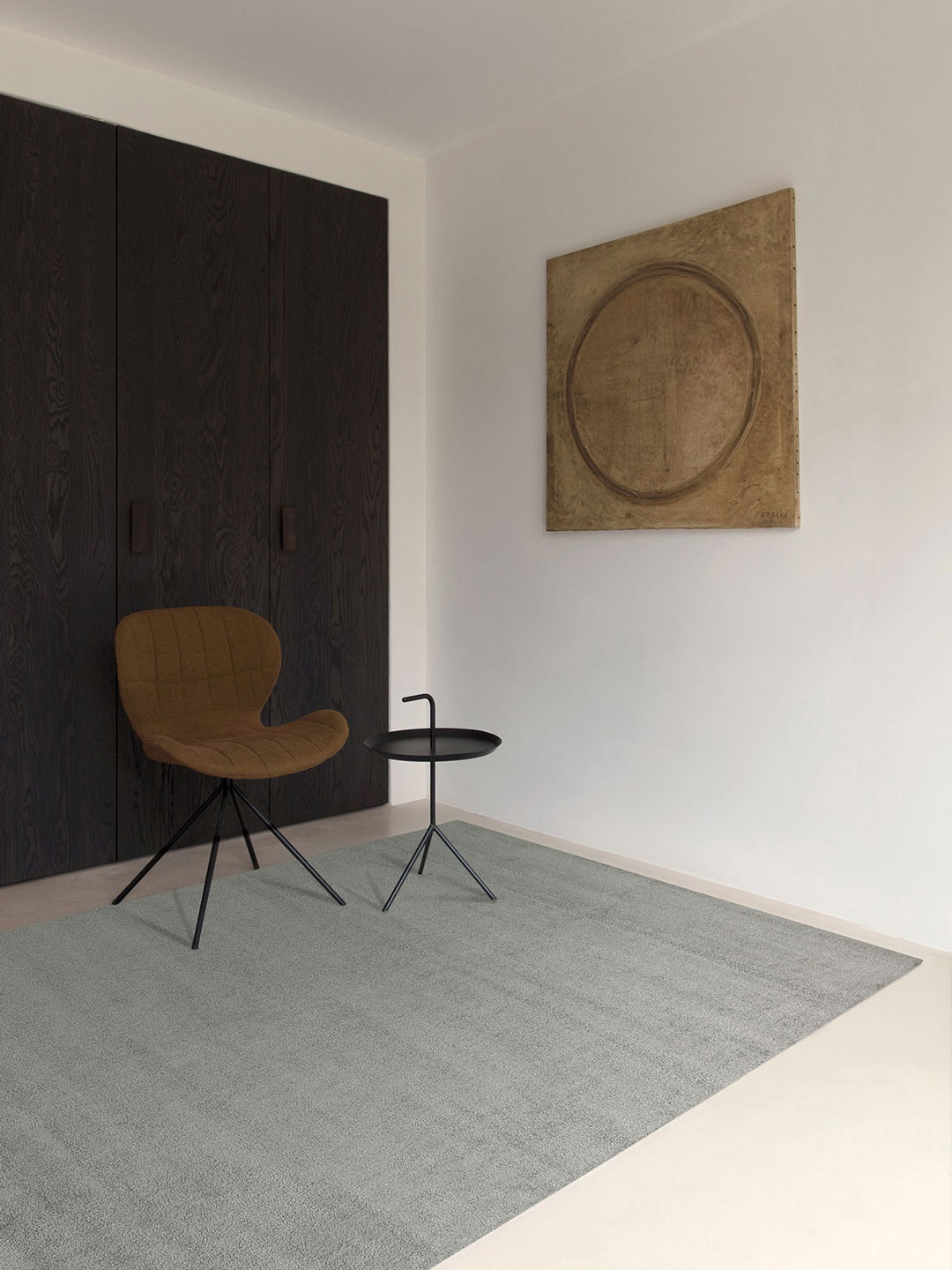 

DDecor Solid Plain Sapphire Medium Rug, Grey