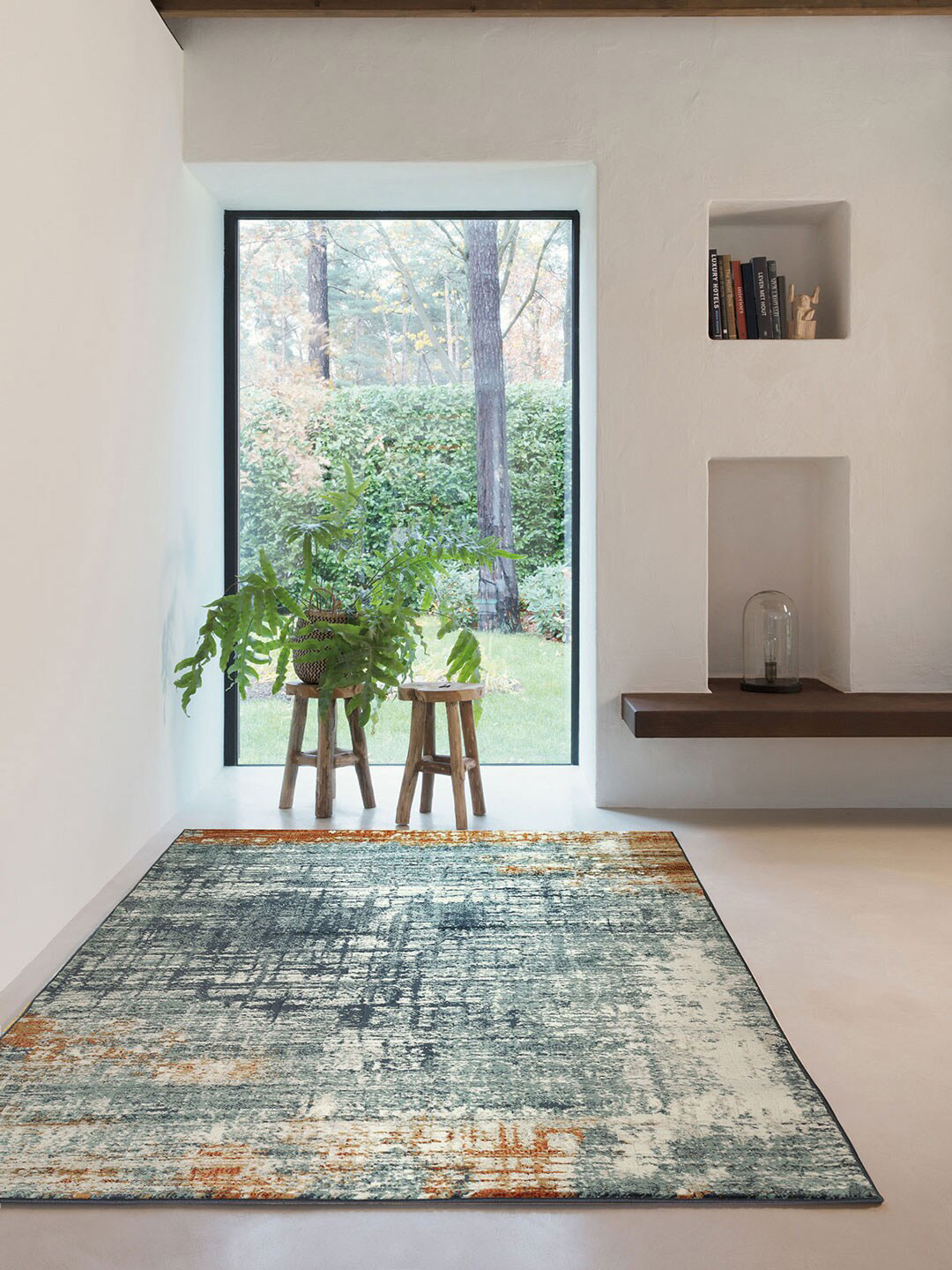 

DDecor Geometric Large Cubis Rug, Multi