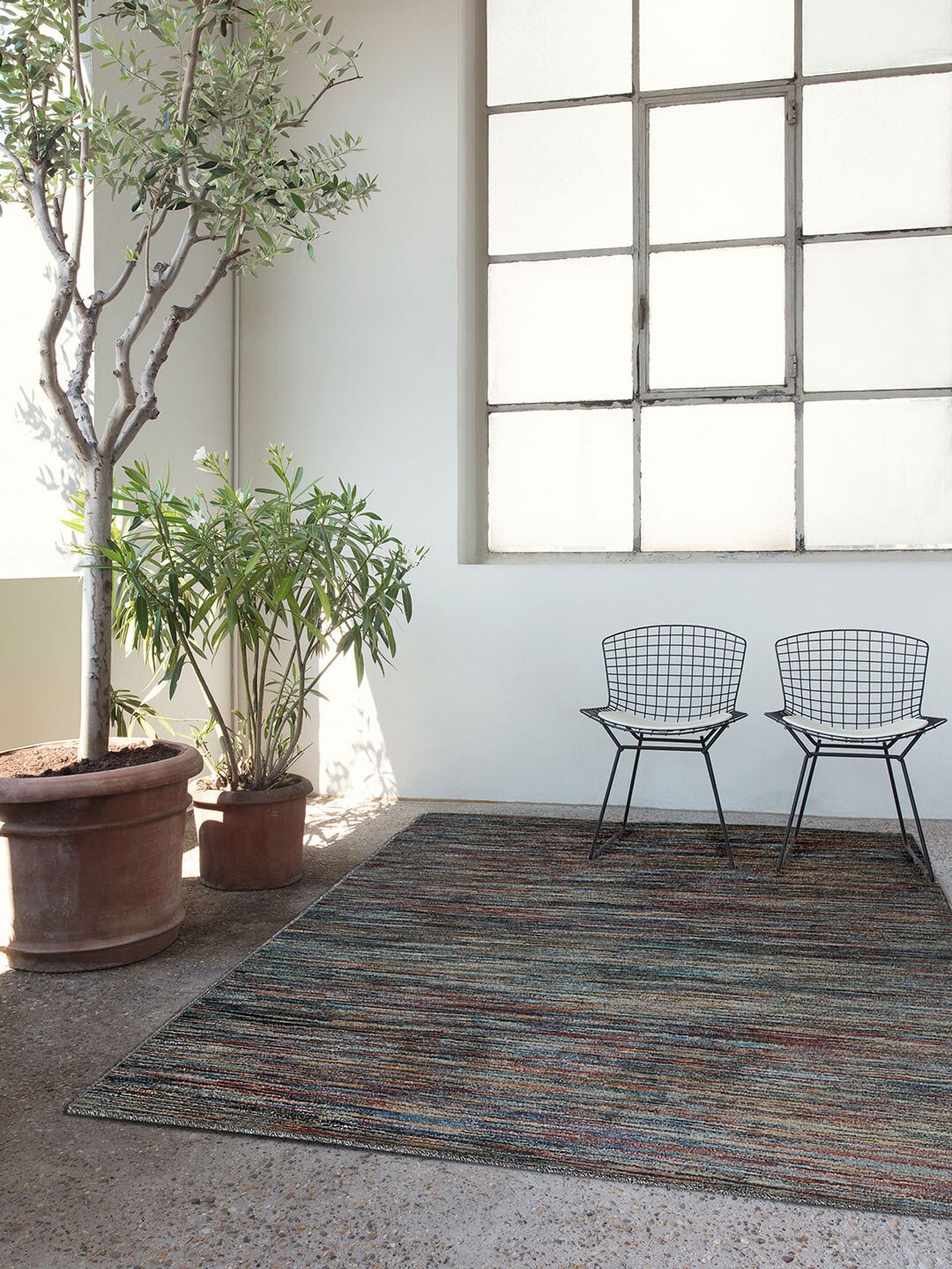 

DDecor Textured Omega Small Rug, Grey