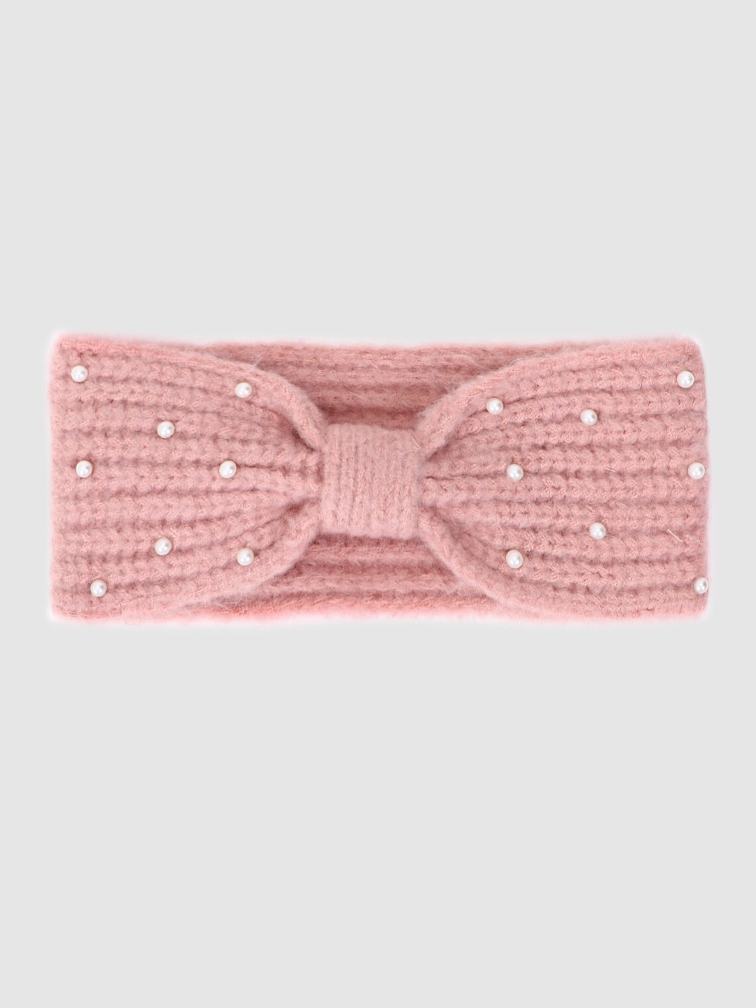 

ONLY Women Embellishes Bow Chill Wrap Headband ONLSALINA KNIT DIA, Sepia Rose, One Size, Pink