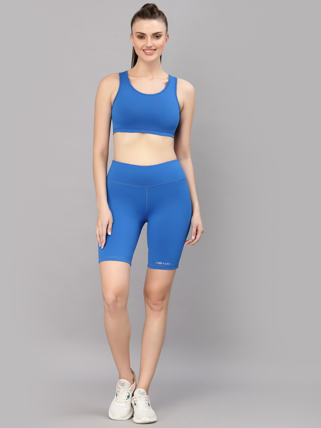 

JUMP USA Women Solid Tracksuit, Blue