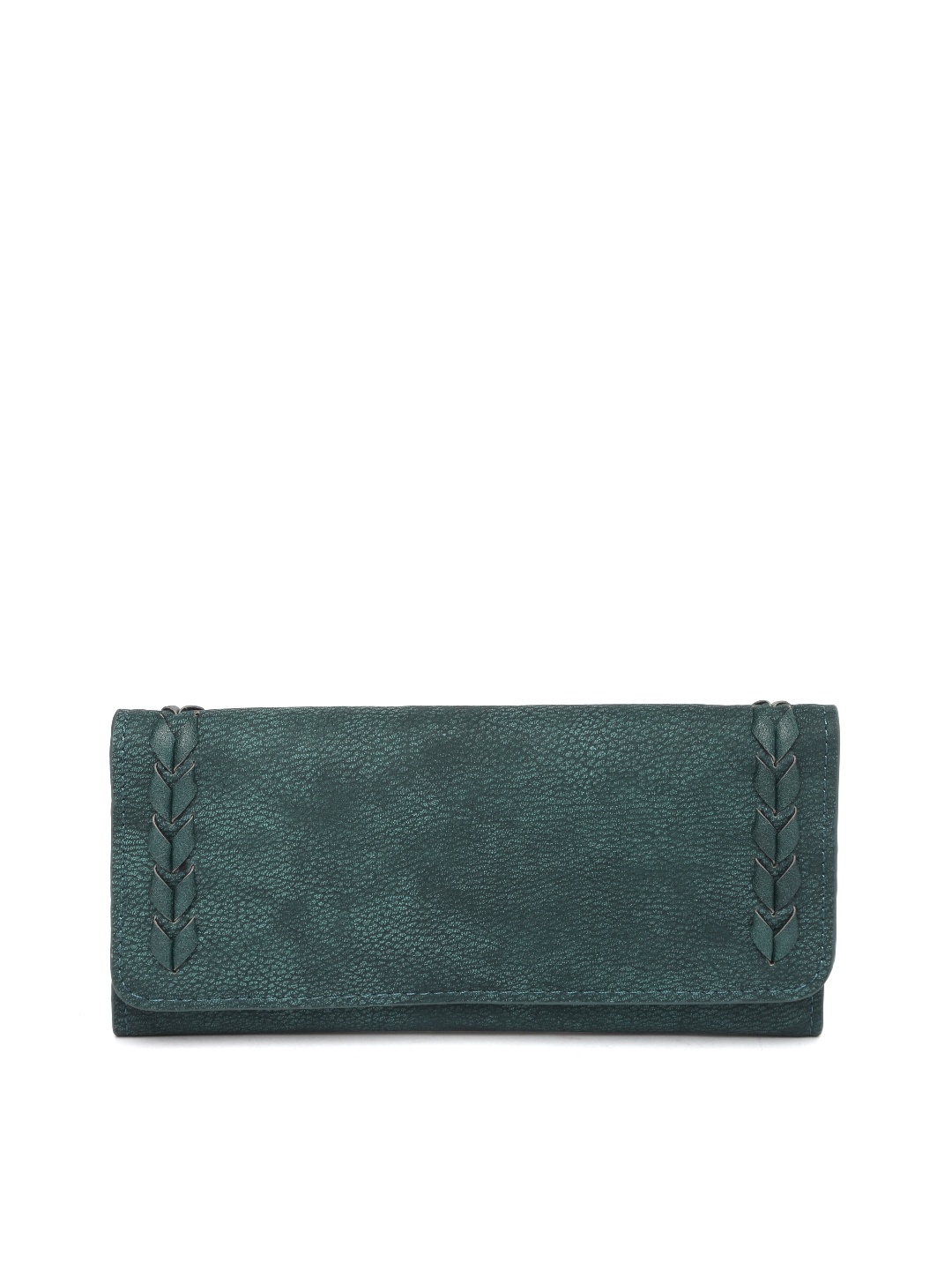 

Vero Moda Women Green Solid Three Fold Wallet