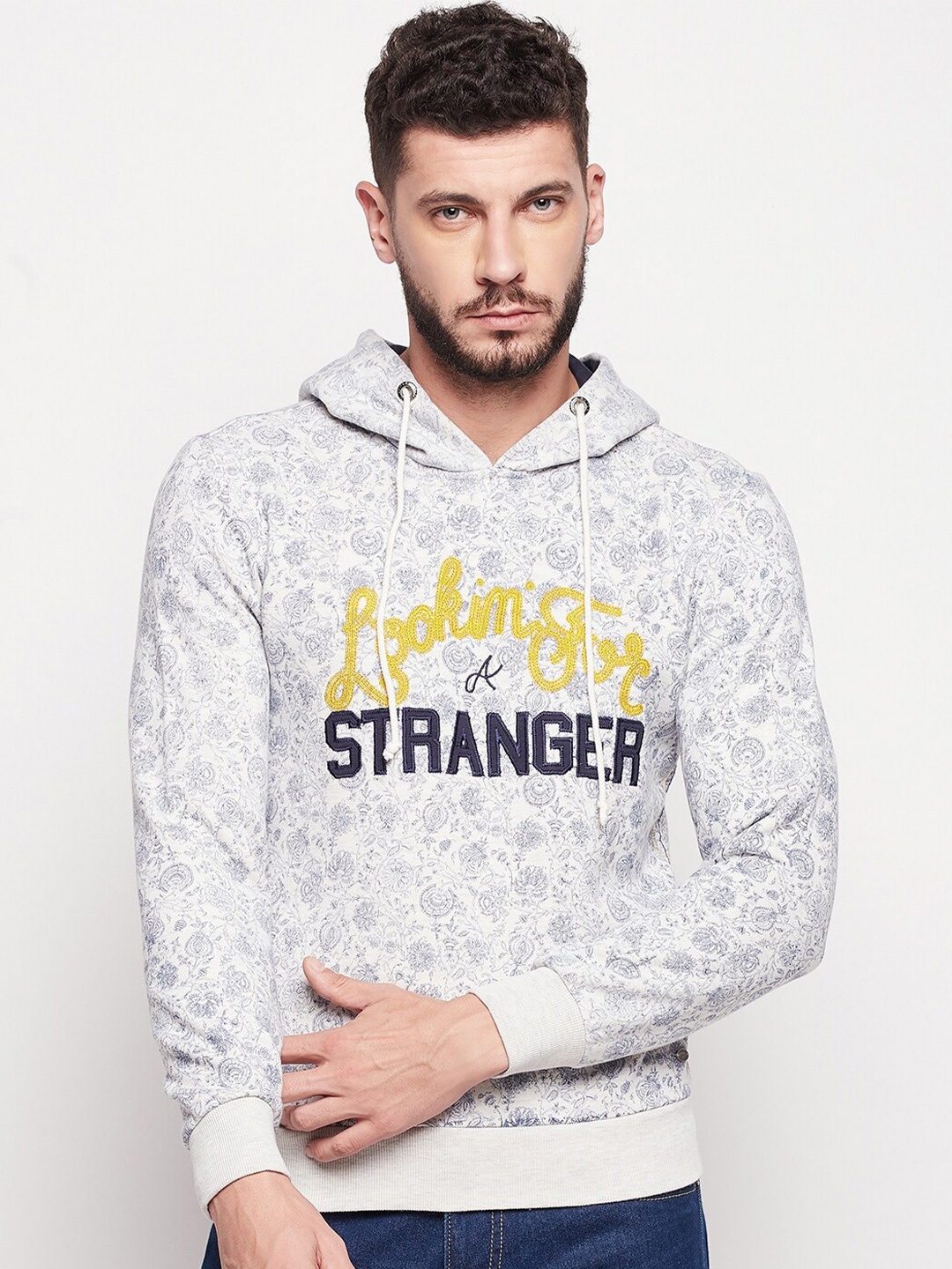 

CAMLA Men Grey Printed Sweatshirt