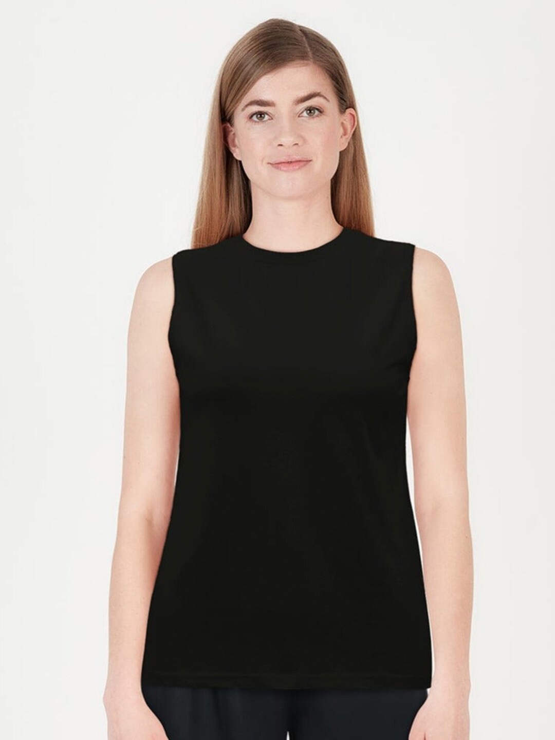 

Saltpetre Women Black Organic Cotton T-shirt