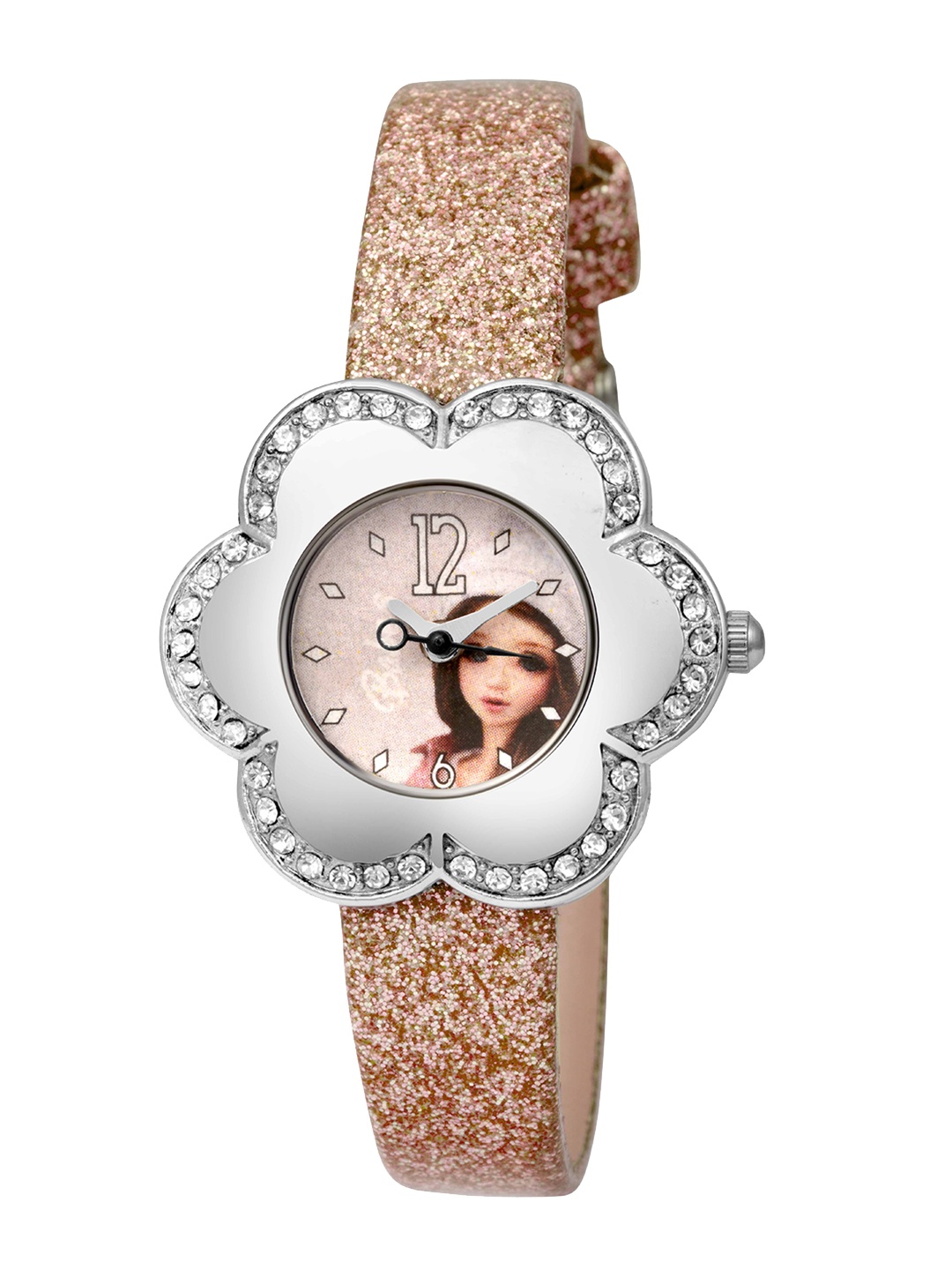 

Kool Kidz Unisex Kids Gold-Toned Printed Dial & Leather Straps Analogue Watch-KOOL KIDZ KK 206 GD