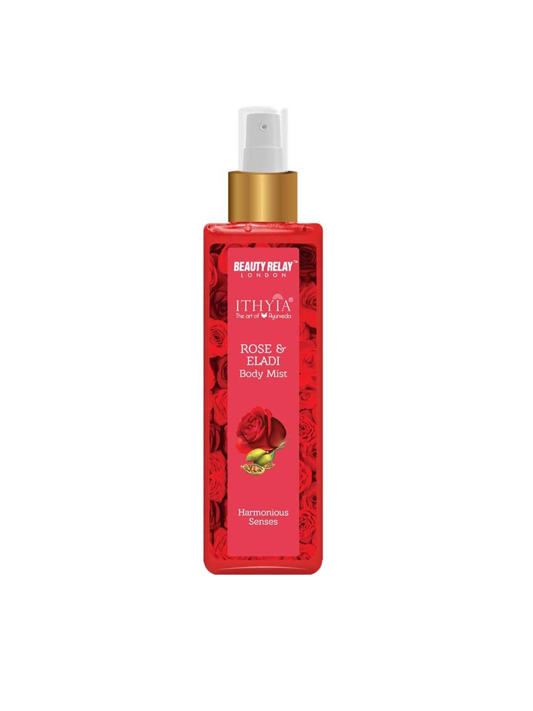

BeautyRelay London Ithyia Rose & Eladi Body Mist with Castor Oil - 200ml, Red