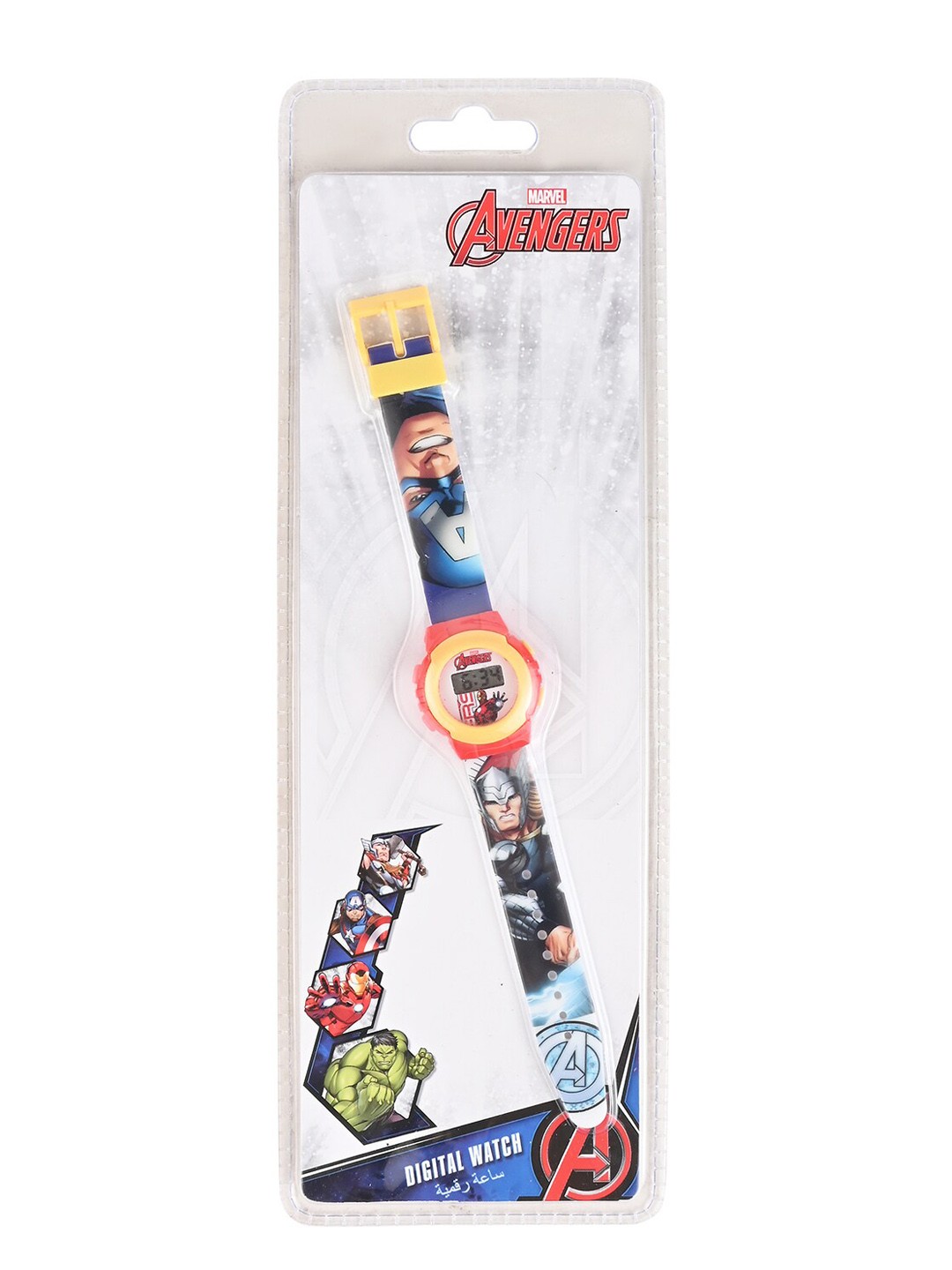 

Marvel Boys Orange Printed Dial & Blue Straps Digital Multi Function Automatic Watch TRHA21124