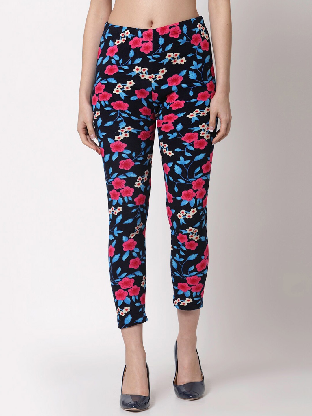 

KLOTTHE Women Woolen Jeggings, Pink