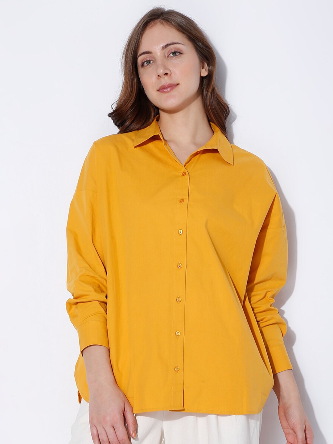 

Vero Moda Women Casual Shirt, Mustard