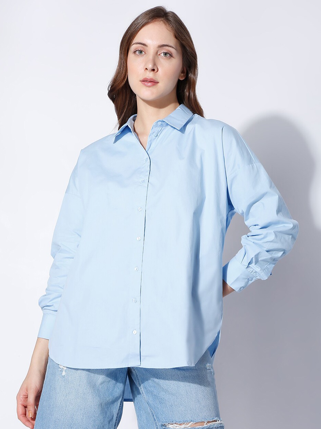 

Vero Moda Women Casual Shirt, Blue