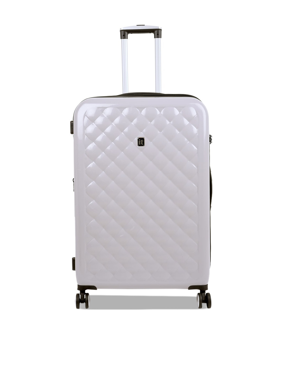 

IT luggage Textured Trolley Bag, Grey