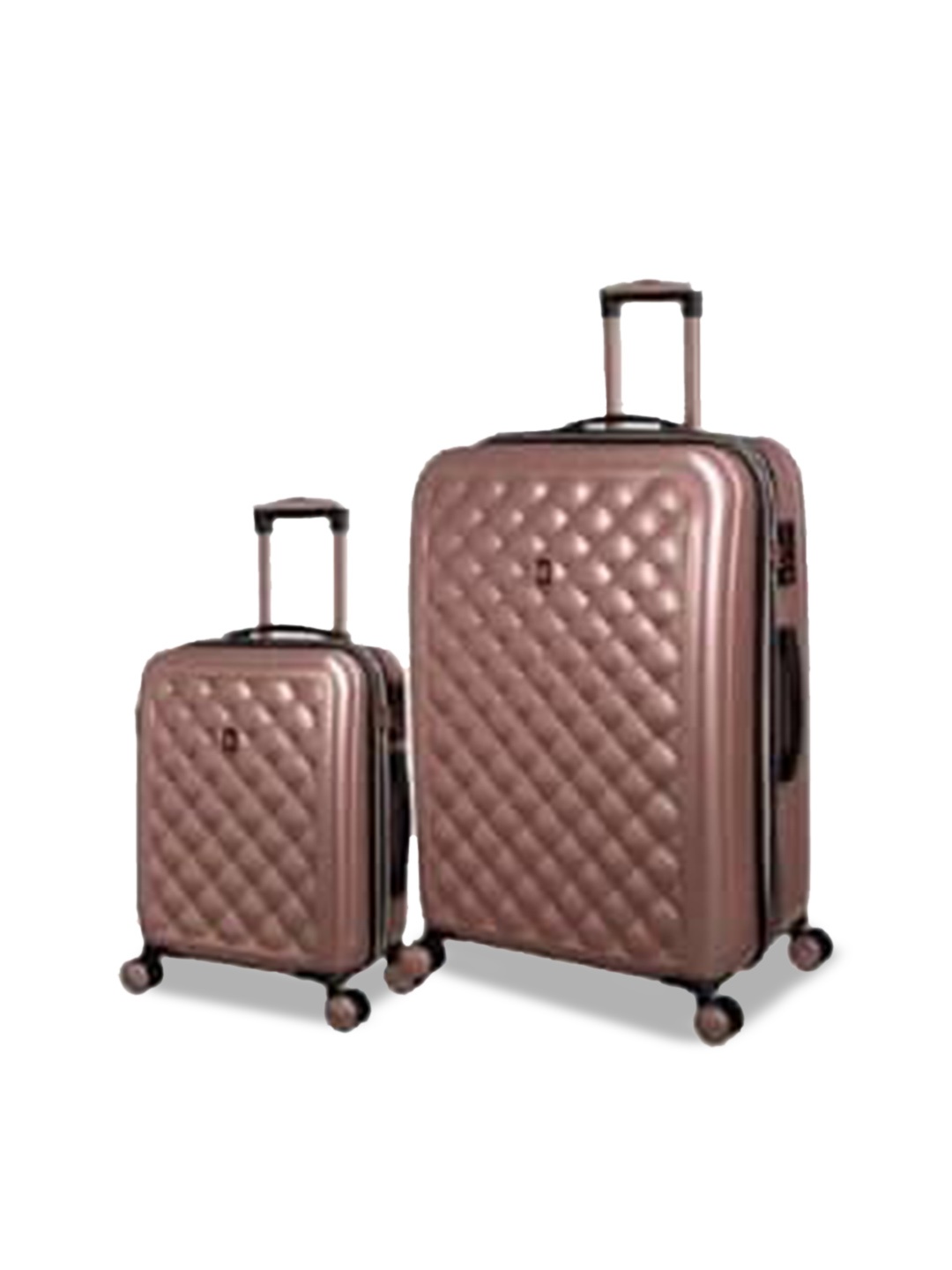 

IT luggage Set Of 2 Solid Trolley Bag, Pink