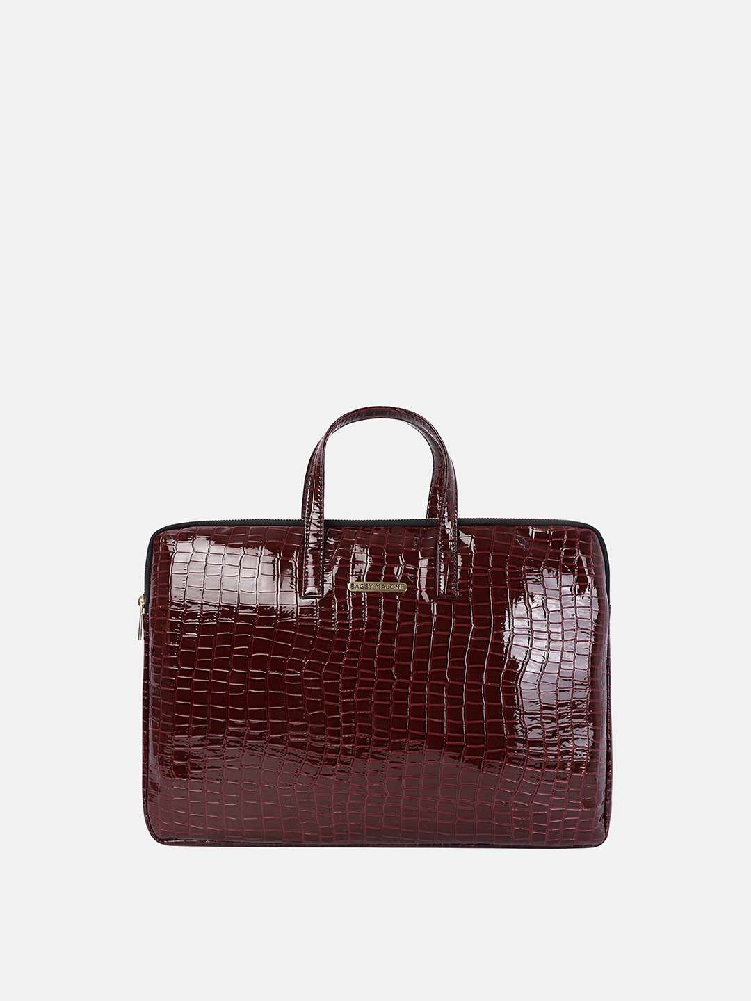 

Bagsy Malone Unisex Purple Textured PU Laptop Bag