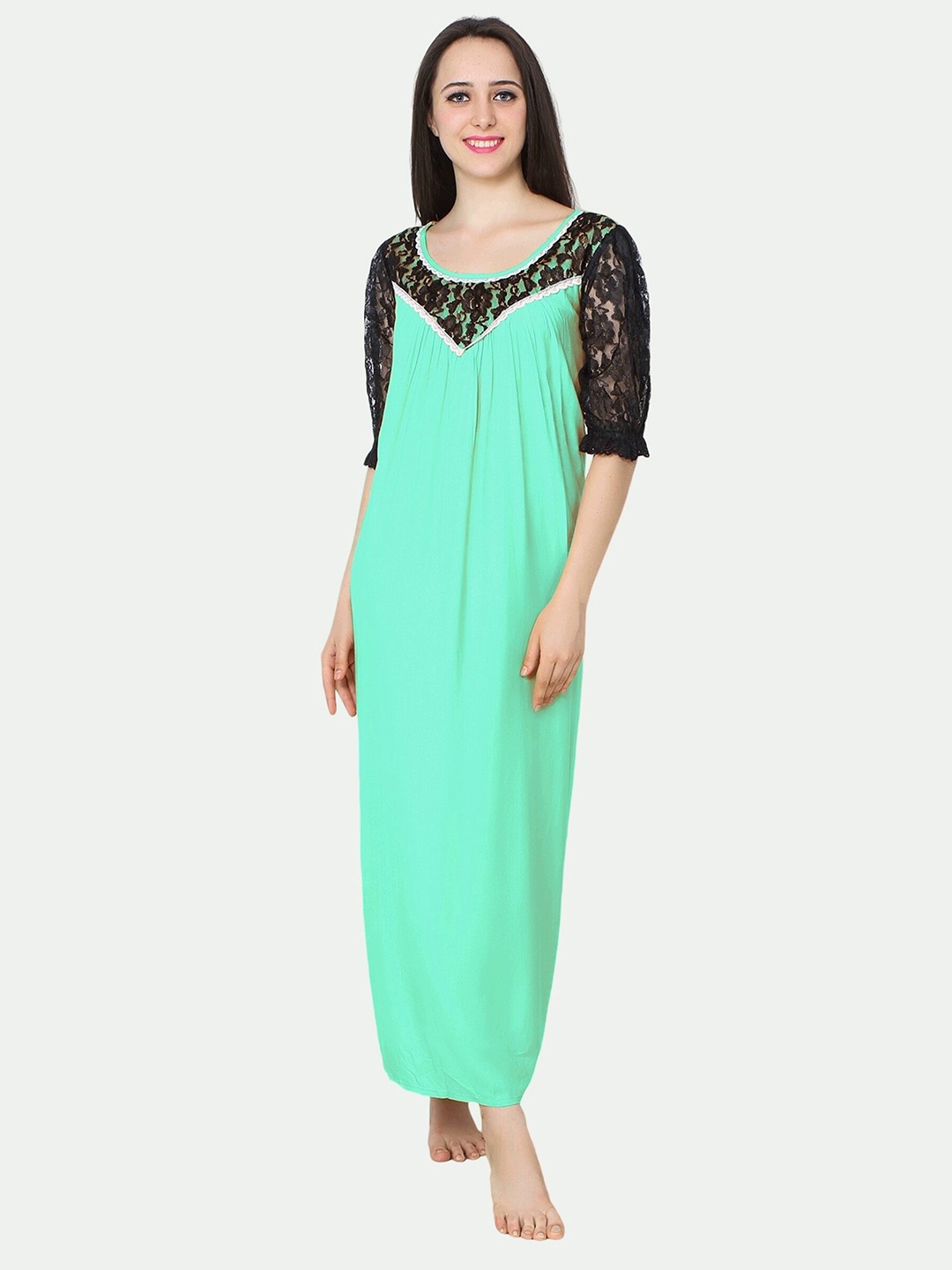 

PATRORNA Maxi Nightdress, Teal