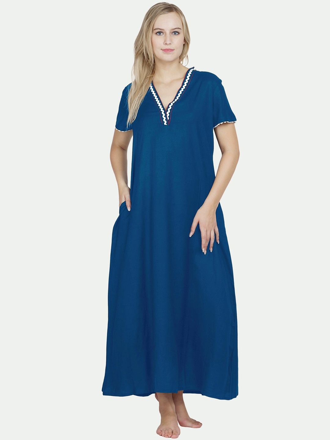 

PATRORNA Maxi Nightdress, Blue