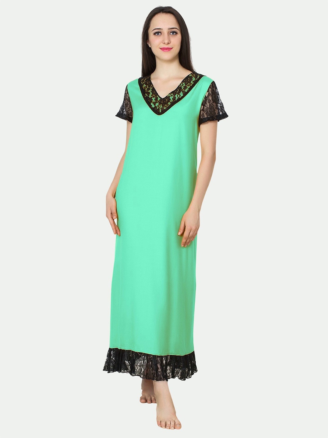 

PATRORNA Maxi Nightdress, Teal