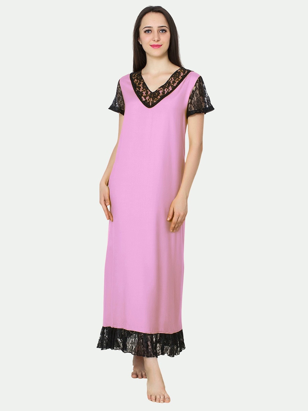 

PATRORNA Maxi Nightdress, Pink