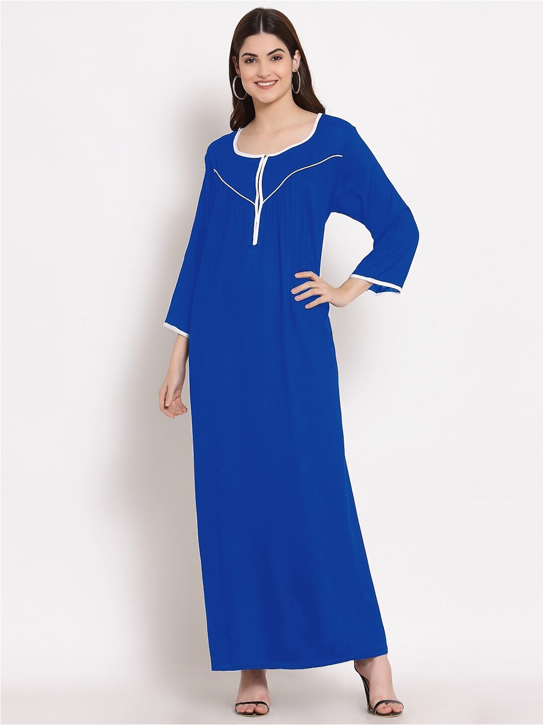 

PATRORNA Maxi Nightdress, Blue