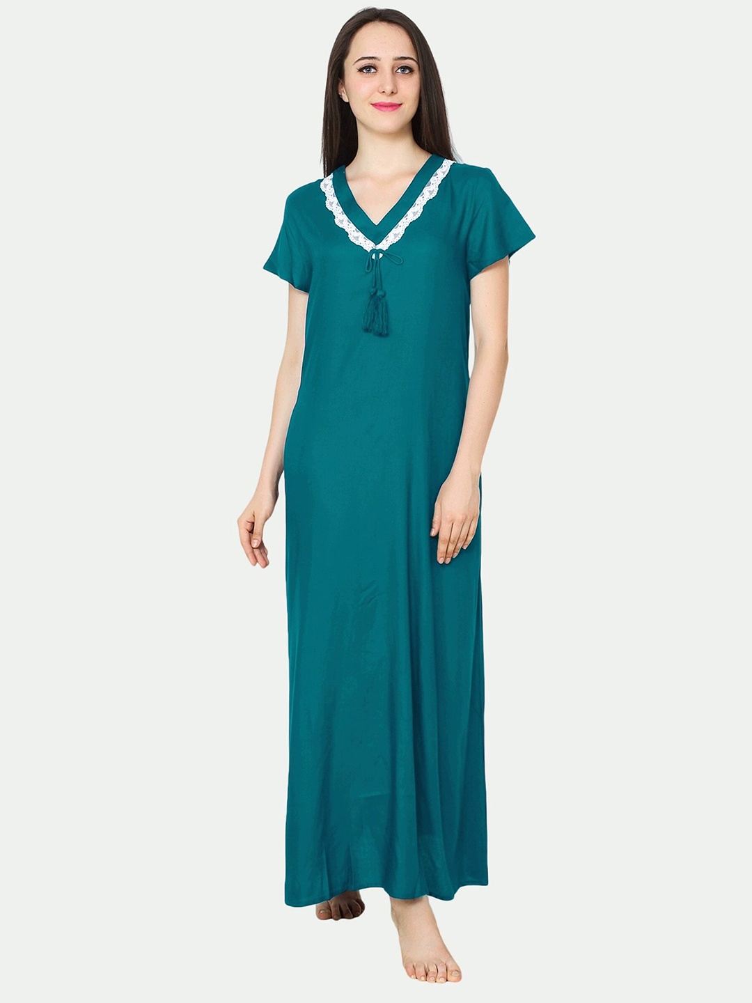 

PATRORNA Maxi Nightdress, Green