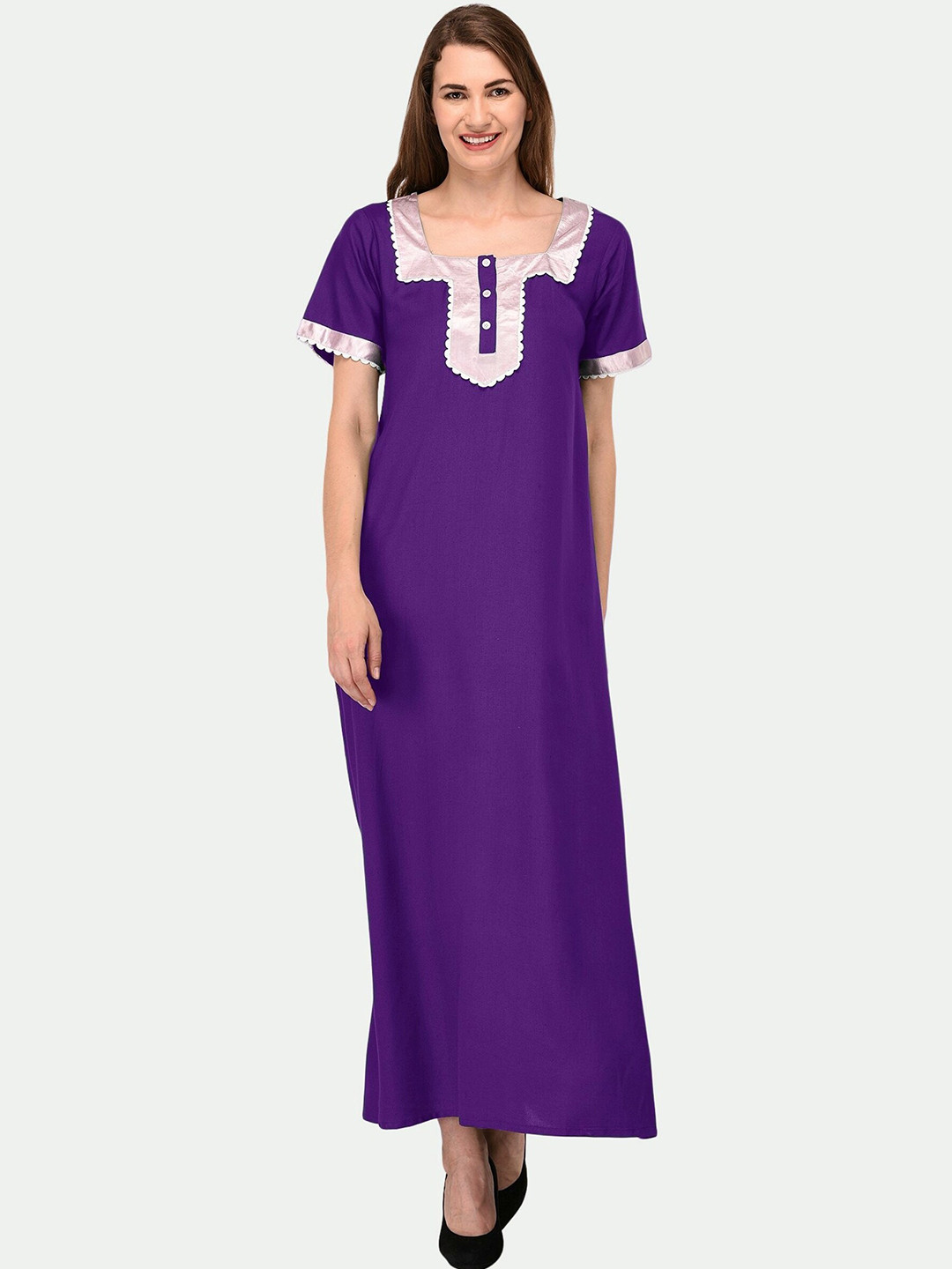 

PATRORNA Maxi Nightdress, Purple