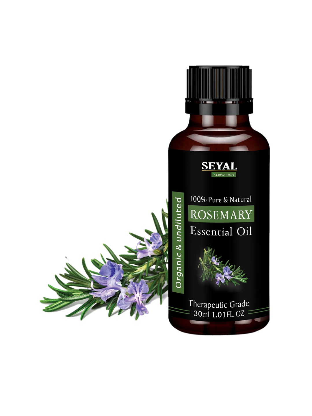 

Seyal Rosemary Essential Oil 100% Pure & Natural, Therapeutic Grade - 30ml, Transparent