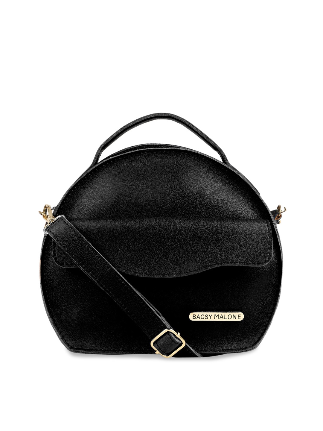 

Bagsy Malone PU Structured Sling Bag, Black