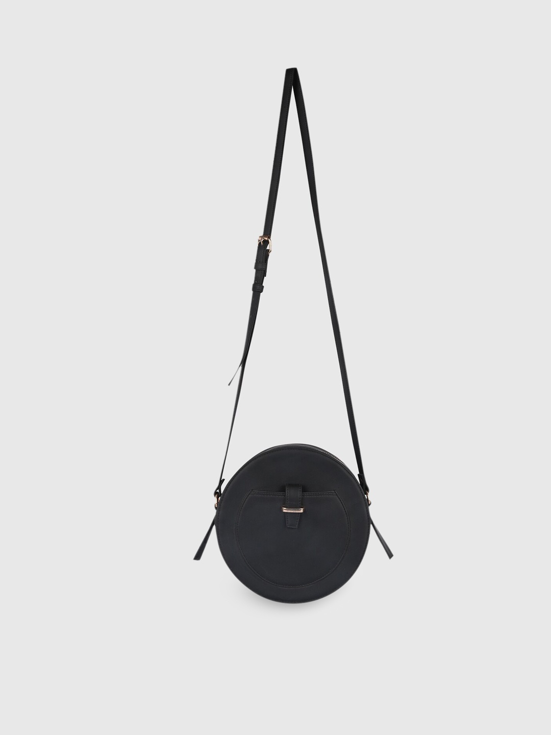 

Bagsy Malone Women Black PU Structured Sling Bag