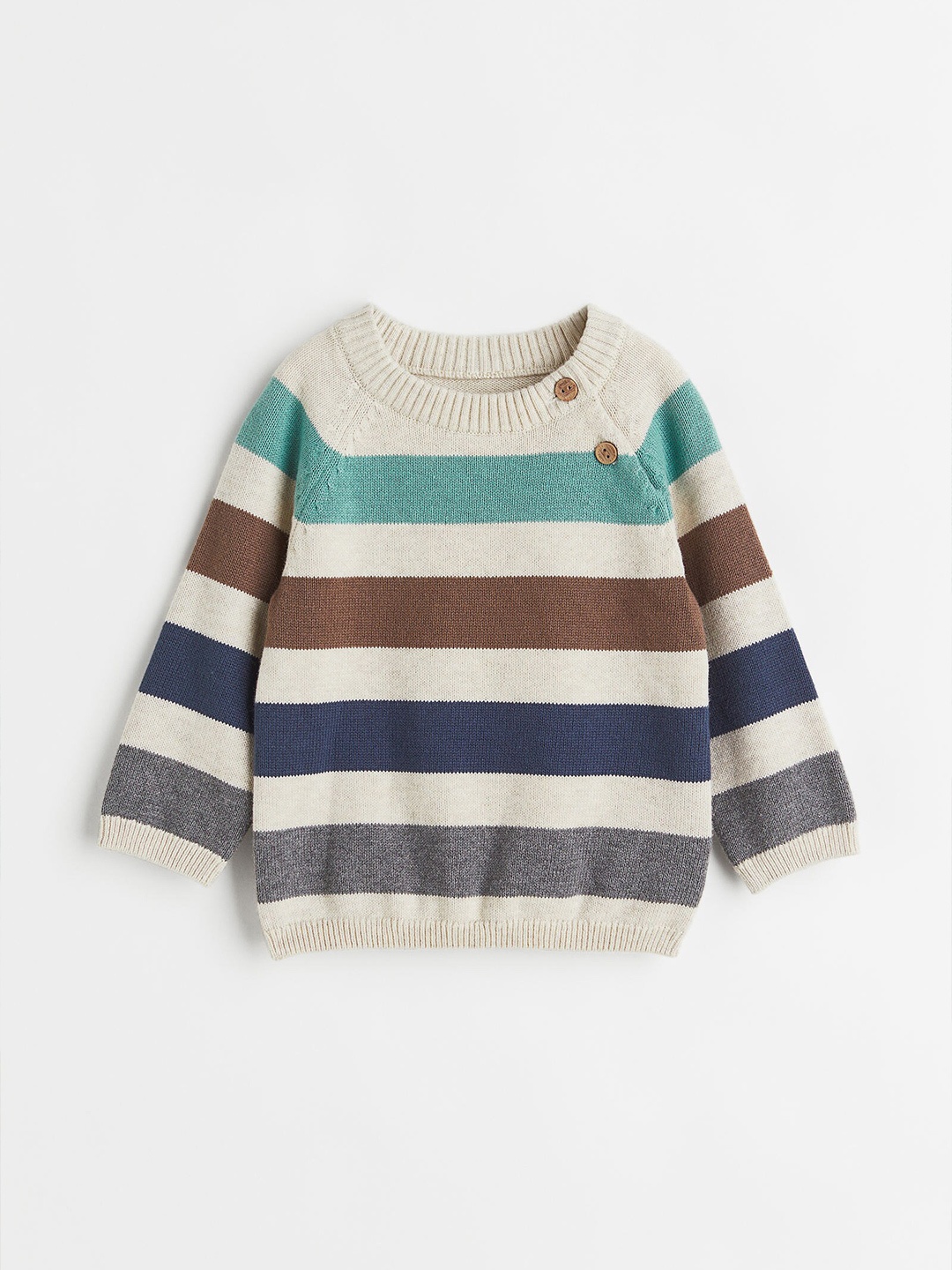 

H&M Boys Knitted jumper, Beige