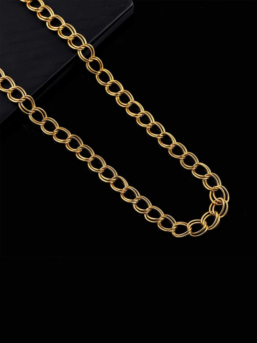 

LAFORWORD Gold-Toned Brass Gold-Plated Chain
